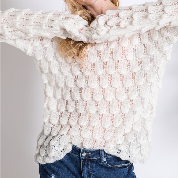 Gorgeous Feather Sweater - Picture 3 of 8